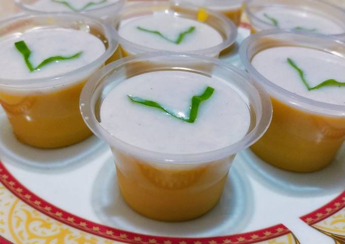 Puding labu super creamy