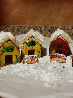 Una foto de Casita de galletas para Navidad
