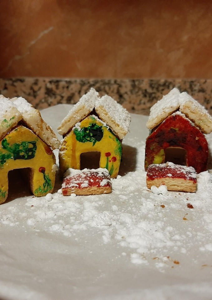 Una foto de Casita de galletas para Navidad