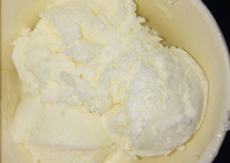 Steps to Prepare Perfect Vanilla ice cream