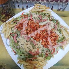 Tri-Colour Chicken Pasta Platter A picture of Tri-Colour Chicken Pasta Platter.