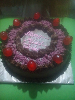 Foto resep Birthday cake dengan cream coklat