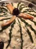 Ensaladilla rusa con Chatka y espárragos silvestres
