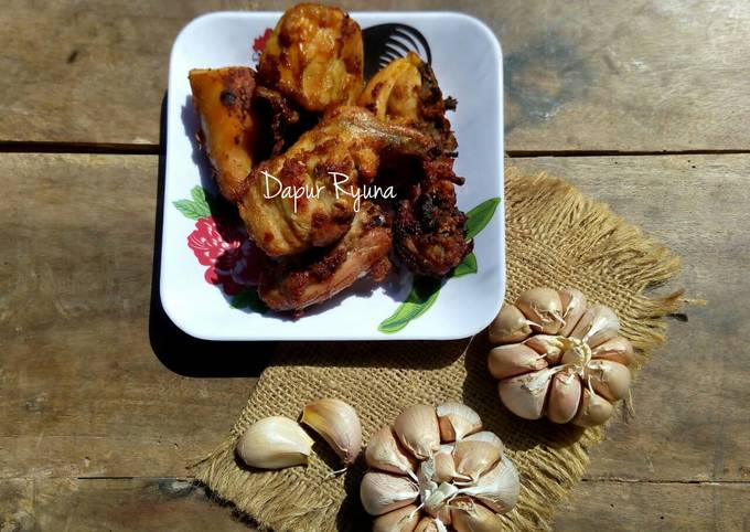 Ayam Goreng Bawang Putih Simple