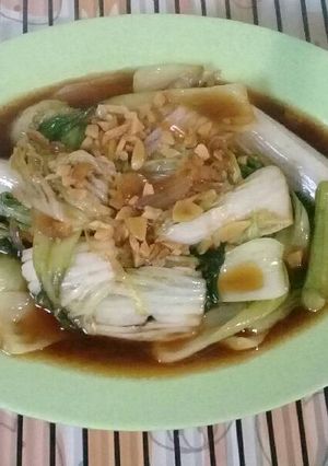 Foto resep Tumisan sawi putih dan pokcoy