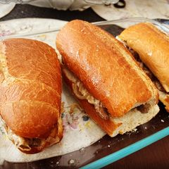 A picture of Homemade Philly Cheesesteaks.