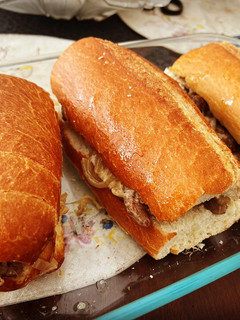 A picture of Homemade Philly Cheesesteaks.
