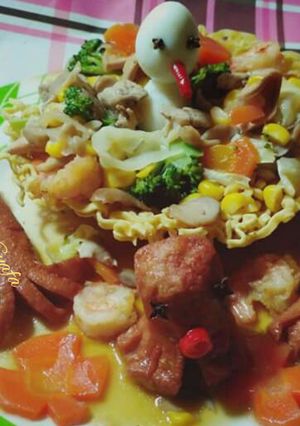 Foto resep Capcay Mangkuk Mie