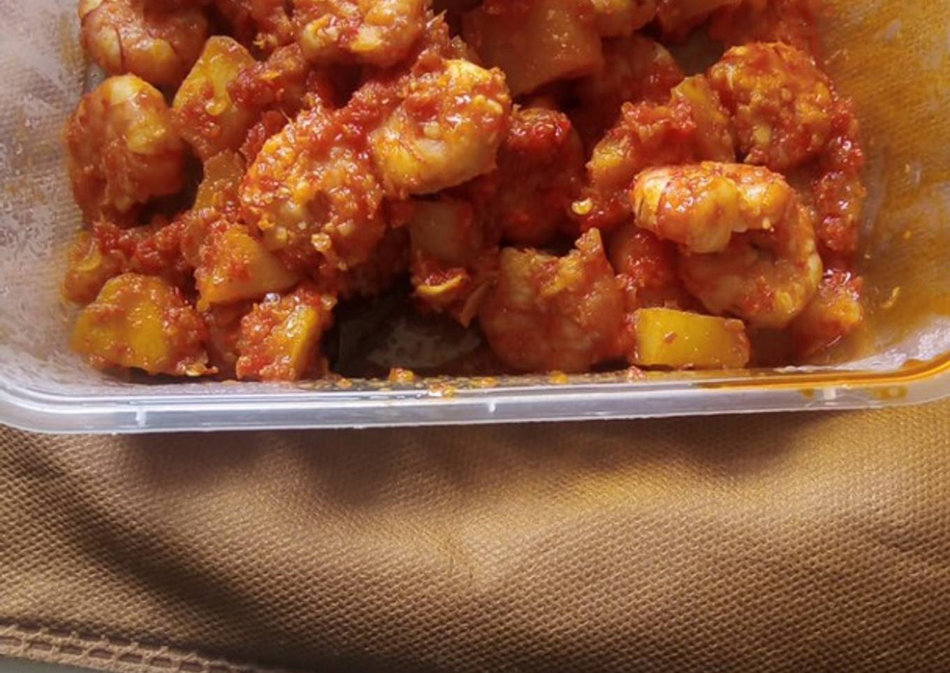 Udang kentang balado by Noni’s kitchen