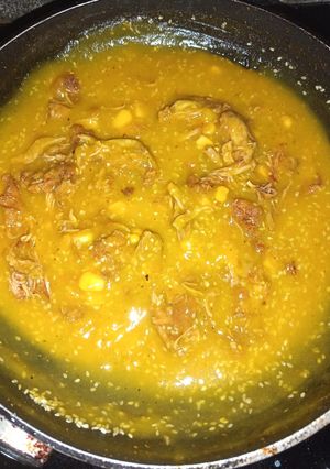 Una foto de Pollo en Salsa de Mango