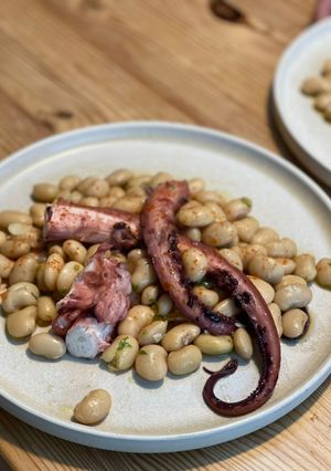 A picture of Octopus Butter Beans.