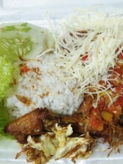 Foto resep Ayam penyet sambal domba keju