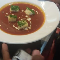 A picture of Tomato soup.