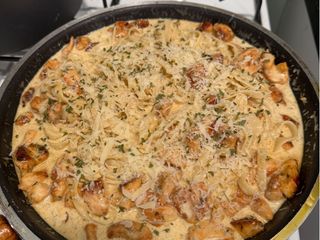 High Protein Chicken Alfredo