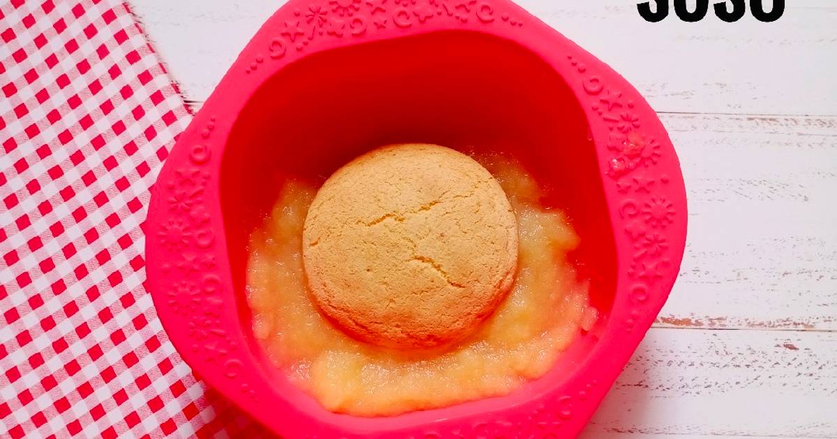 Resep Snack MPASI 6 bulan pure apel biskuit susu oleh Elida Putri
