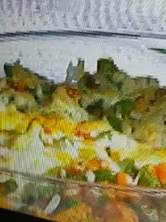 Una foto de Judías Verdes a la boloñesa como macarrones