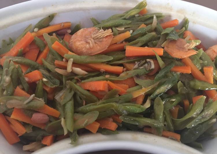 Bumbu meracik Tumis tauco kacang panjang dan wortel Anti Gagal