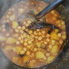 A picture of Chhole Chana Masala.