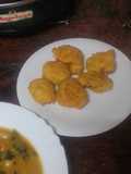 Buñuelos de calabaza y papas