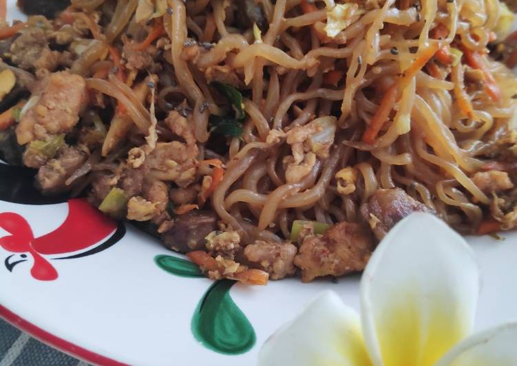 Resep Japchae Shirataki / Mie Rendah Kalori Anti Gagal