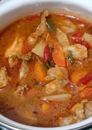 Foto resep Kare Ayam Kampung