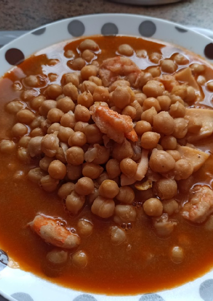 Una foto de Garbanzos marineros