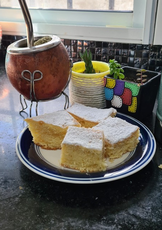 Una foto de Torta de mandarina