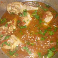 A picture of Masala drumsticks.