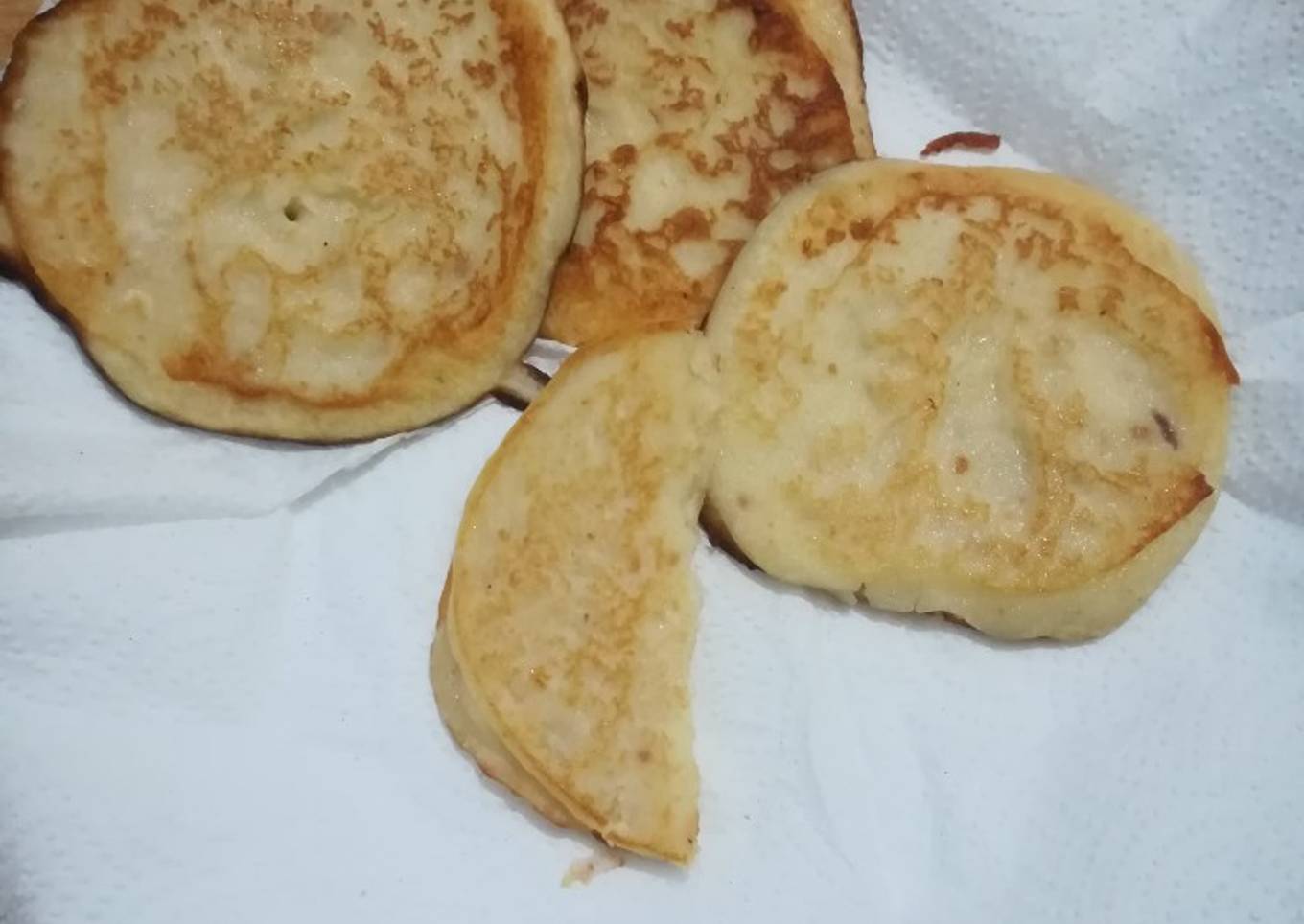 Rice flour mini pancakes