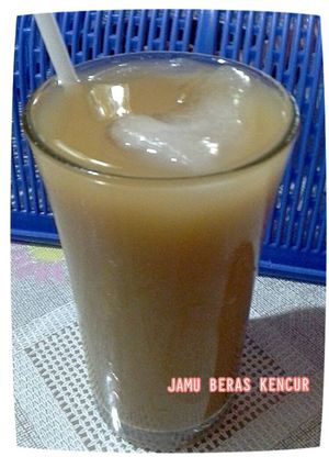 Foto resep Es Jamu beras kencur
