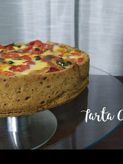 Una foto de Tarta Caprese