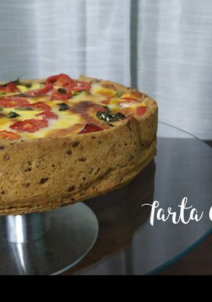 Una foto de Tarta Caprese