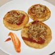 Chicken cheese with 🌽 mini's 🍕