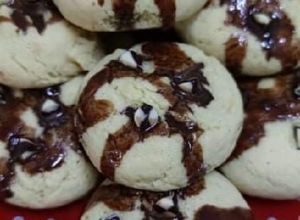 Gambar Scone Coklat Chips Milo Leleh
