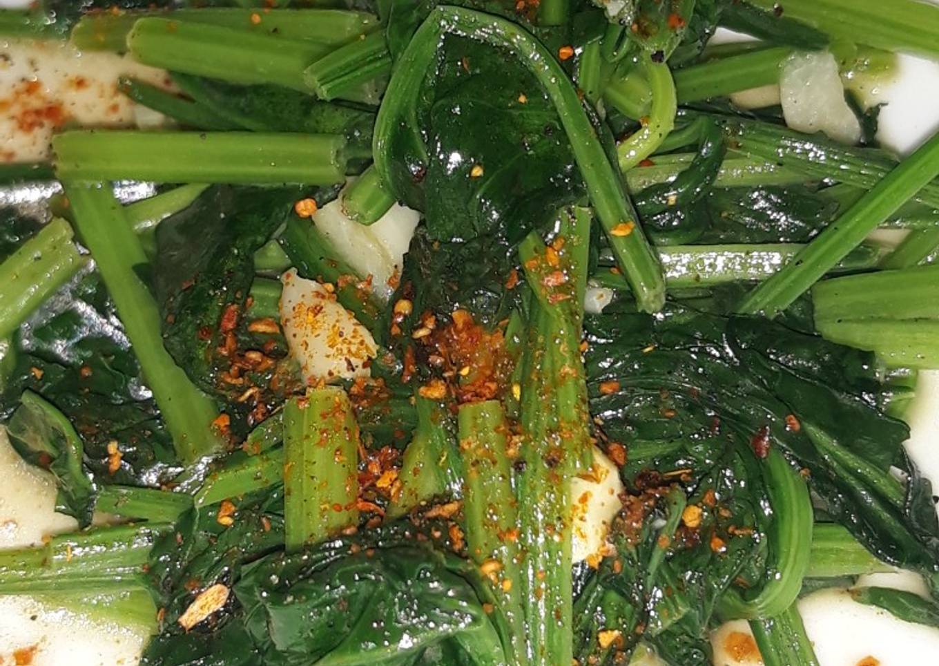 Resep Tumis Horenzo (bayam jepang) simple ala anak kos yang Lezat