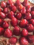 Tarta de fresas y crema pastelera