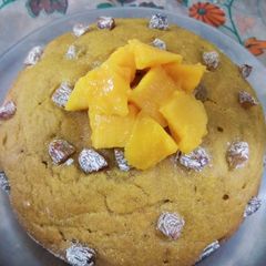 A picture of Mango cake.