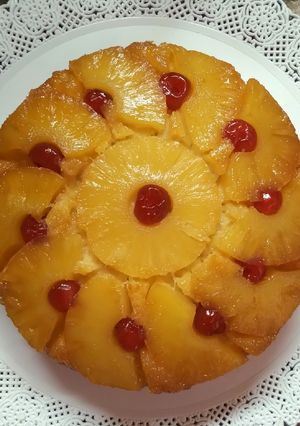Una foto de Torta invertida de ananá