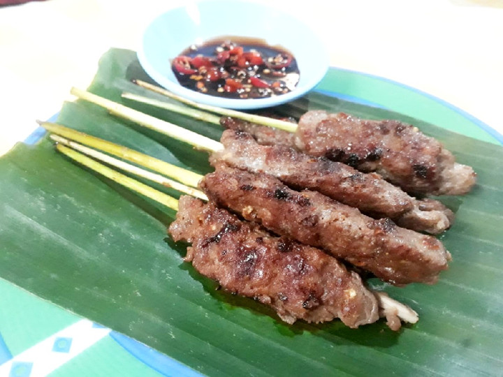 Resep 44. Sate lilit daging sapi Anti Gagal