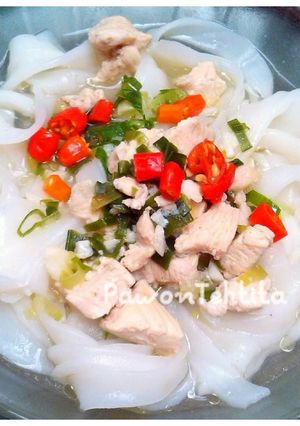 Foto resep Kwetiau Kuah Ayam
