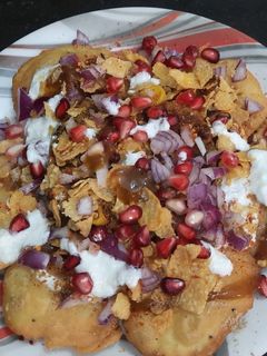 पापड़ी चाट (papdi chaat recipe in Hindi) रेसिपी मुख्य फोटो