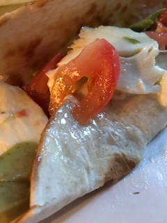 Una foto de Wraps vegetarianos