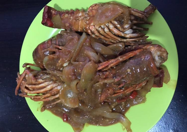 Resep Lopster saus asam manis pedaaas mantap 👍 yang Menggugah Selera