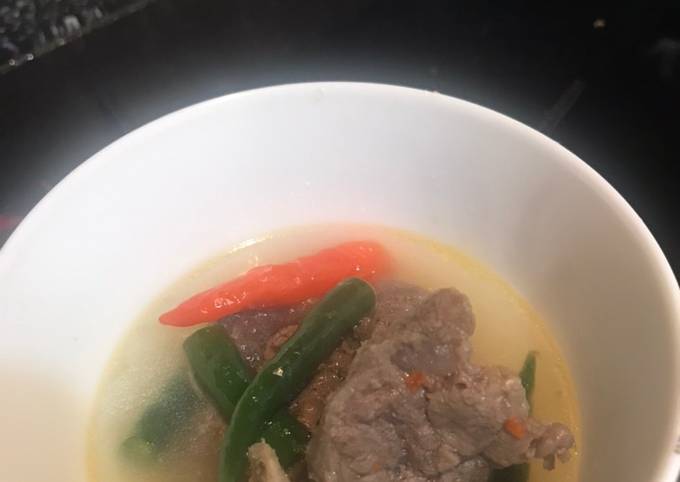 Sop Tulang Sapi Pedas