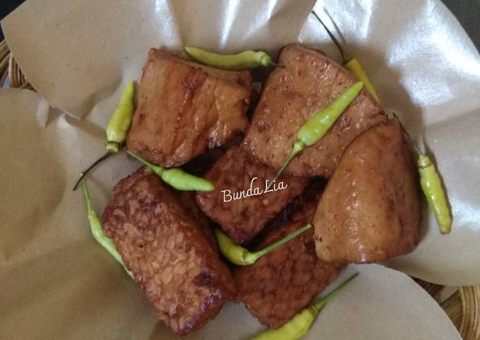 Tempe Tahu Bacem (Bumbu Makblarr)