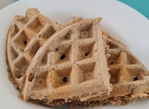 Foto de Waffle sem leite, sem glúten, sem ovos