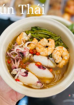 Hình của món Bún Thái.