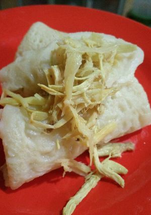 Foto resep Lumpia basah isi rebung & ayam suwir