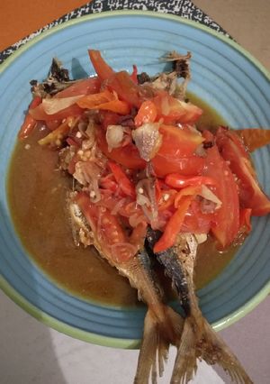 Foto resep Tumis ikan asin peda