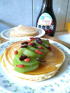 Una foto de Hotcakes de avena (#sinharina)